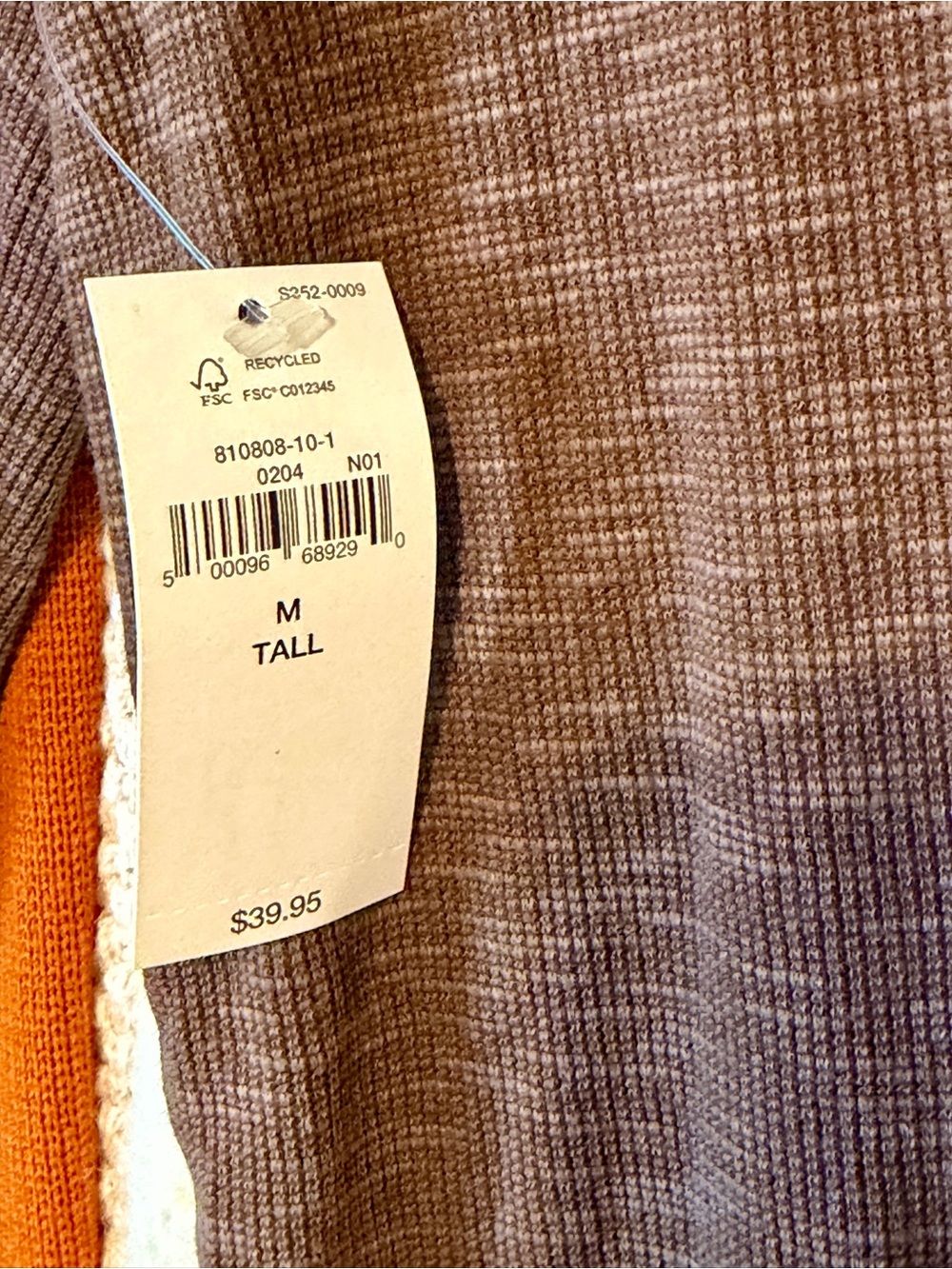 Tall Gap Ribbed Turtleneck Sweater | Slim Fit | Chocolate Brown | Medium Tall - Picture 4 of 8